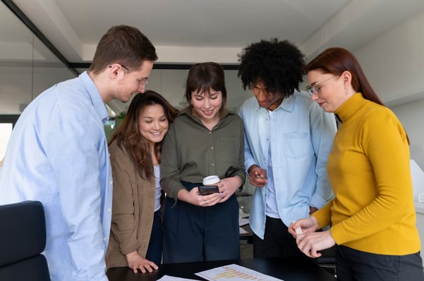 office-workers-working-together-as-team