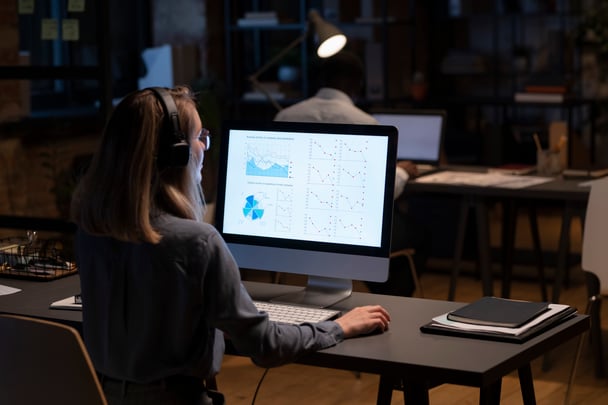 woman-with-headphones-working